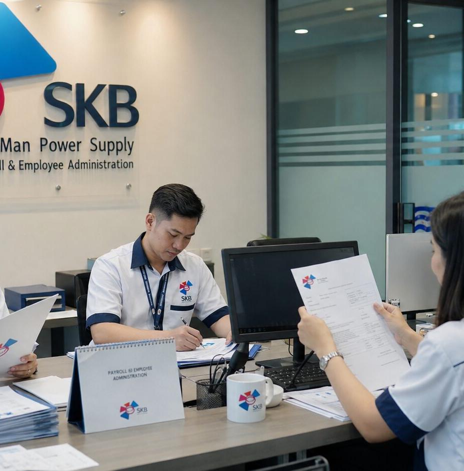 Agen SKB menggunakan telepon IP PBX bersama dashboard dan panggilan video.